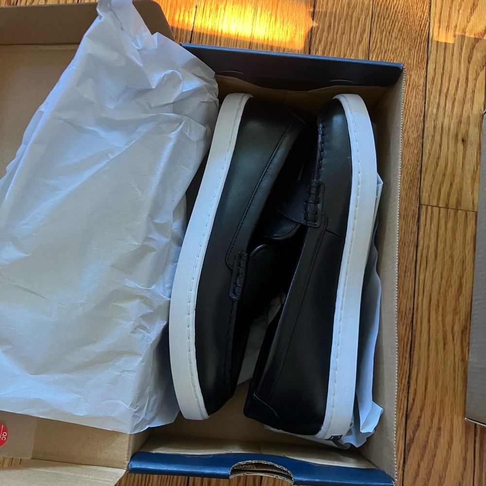 Black Slip On Cole Haan Sneakers / Penny Loafers